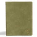 CSB Notetaking Bible, Revive Our Hearts Edition, Sage Suedesoft Leathertouch: With Prayers and Encouragement from Nancy 