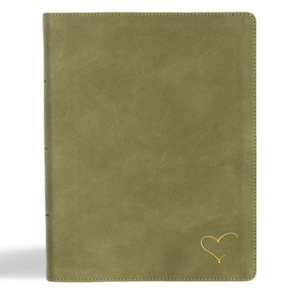 CSB Notetaking Bible, Revive Our Hearts Edition, Sage Suedesoft Leathertouch: With Prayers and Encouragement from Nancy 