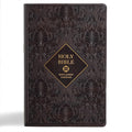 KJV Holy Bible, Giant Print with Cross-References, Dark Brown Leathertouch, Indexed