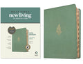 NLT Wide Margin Bible, Filament Enabled (Leatherlike, Sage Green Palm, Indexed, Red Letter)
