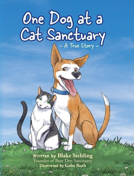 One Dog at a Cat Sanctuary