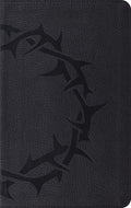 ESV Thinline Bible, Red Letter (Trutone, Charcoal, Crown Design)