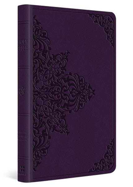 ESV Large Print Value Thinline Bible (Trutone, Lavender, Filigree Design)