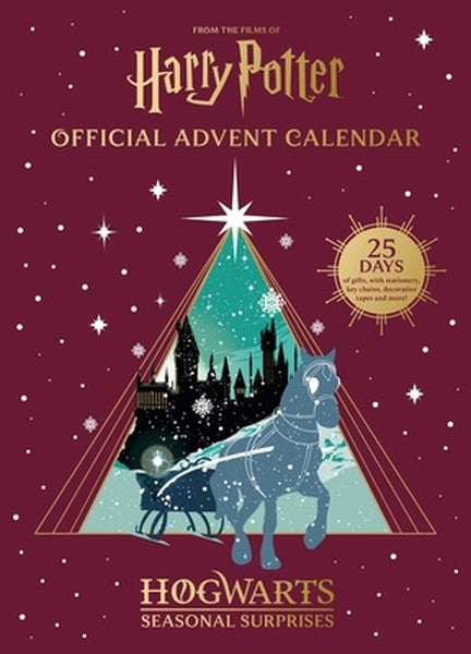 Harry Potter Official Advent Calendar Hogwarts Seasonal Surprises: 25 Days of Gifts, with Stationery, Key Chains, Washi 