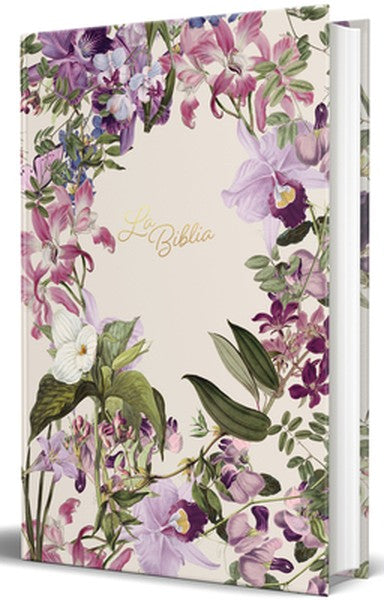 La Biblia Católica: Edición Letra Grande. Tapa Dura, Morada Con Flores / Catholic Bible: Large Print, Hard Cover, Purple