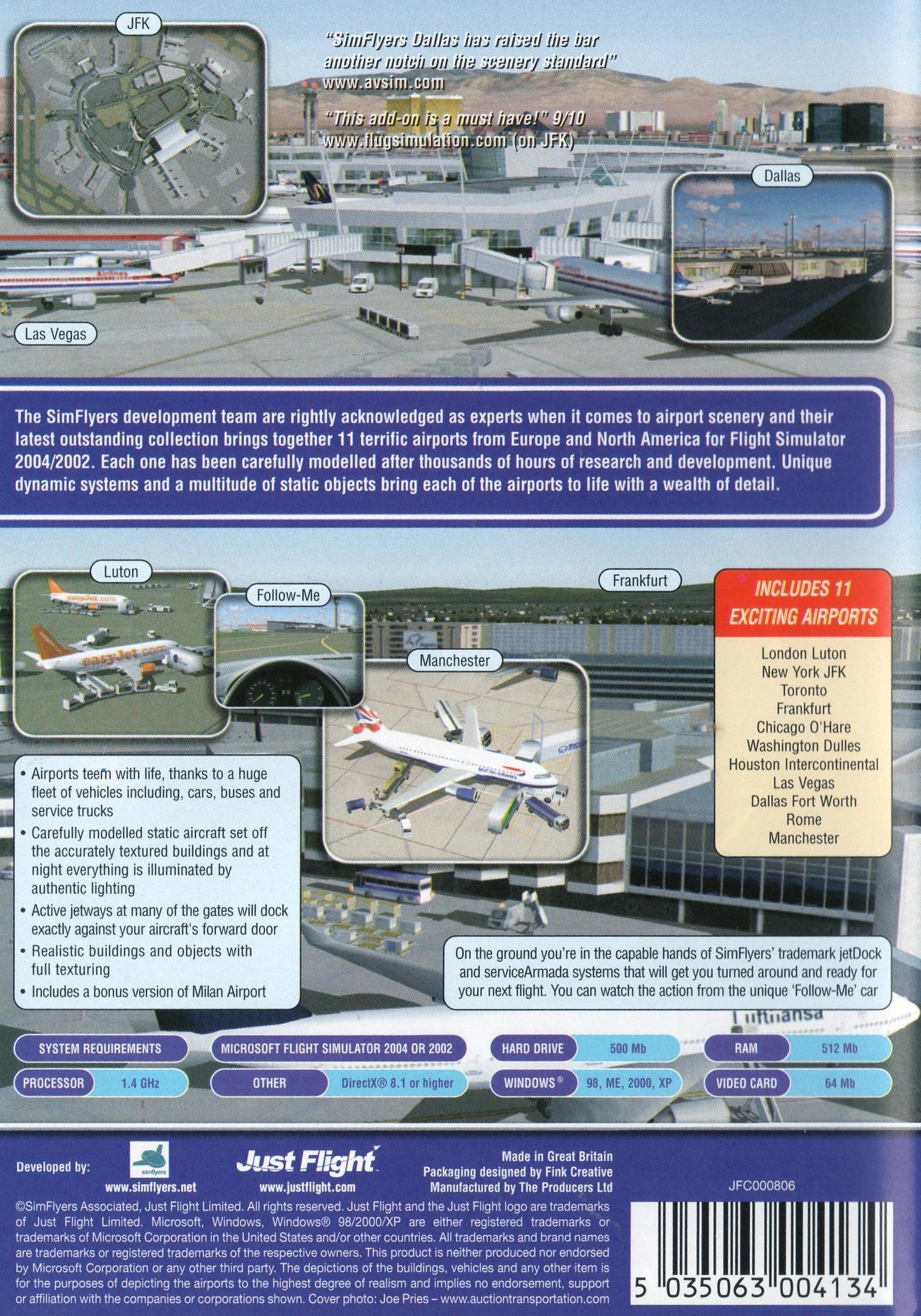 World Airports 2 (expansion for Microsoft Flight Simulator 2004/2002) [video game] - Good