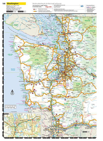 Rand McNally 2024 Motor Carriers' Road Atlas (The Rand McNally Motor Carriers' Road Atlas) [Paperback] Rand McNally