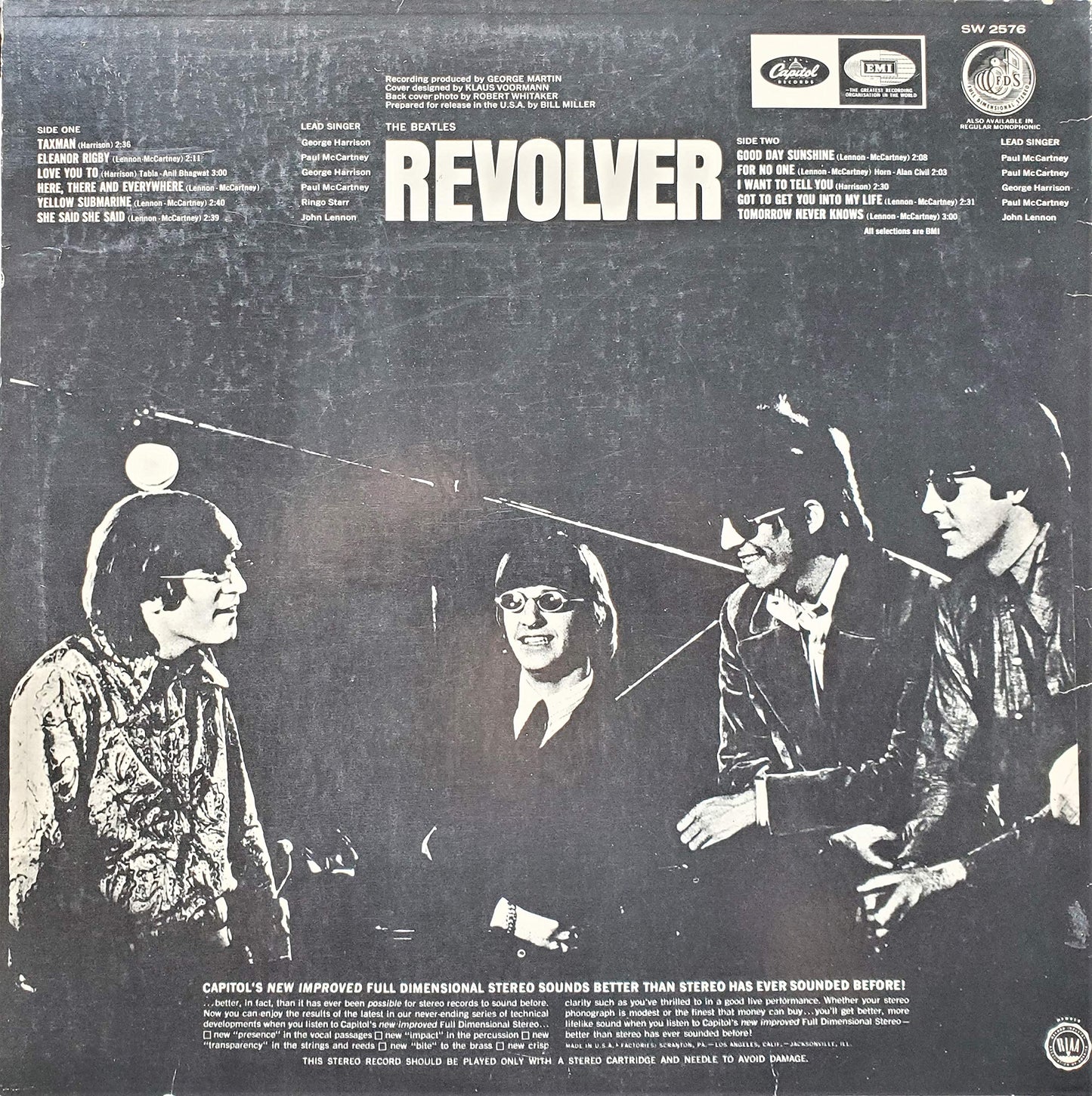 REVOLVER by The Beatles, Capitol Records, Vinyl, 1966