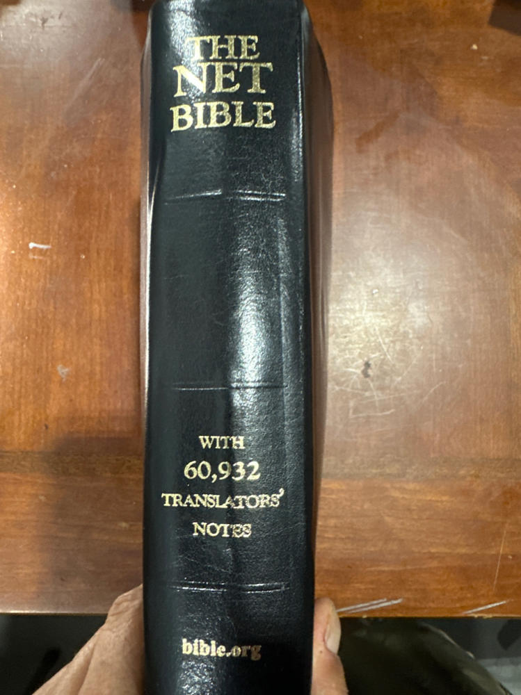 The Net Bible With 60932 Translations Notes Leather - Very Good