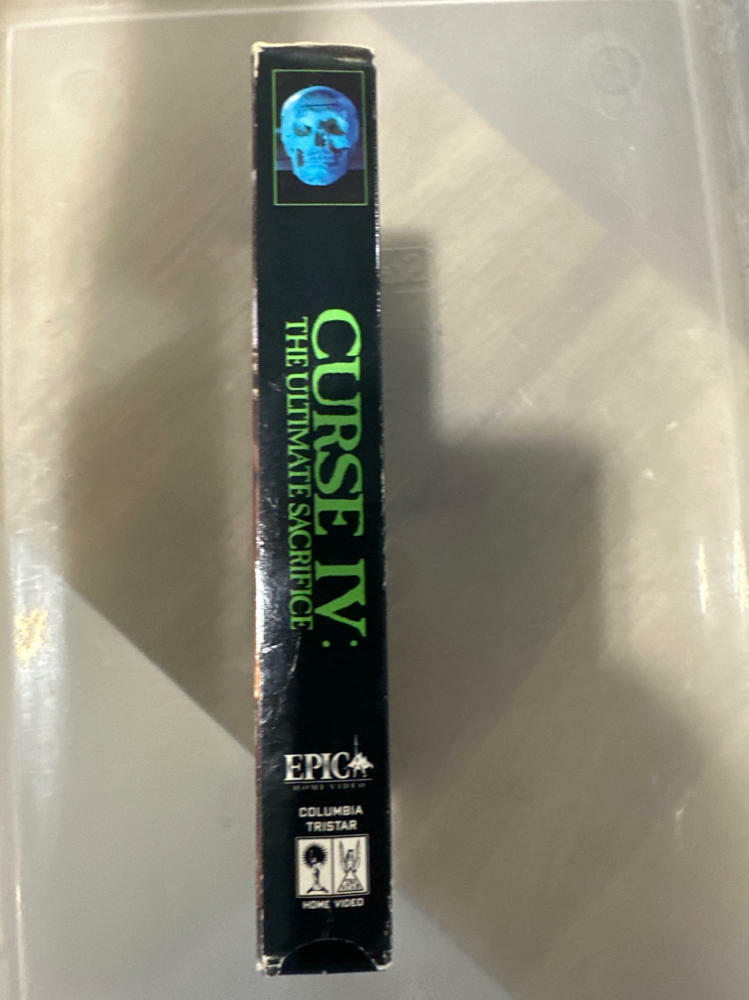 CURSE IV The Ultimate Sacricife Screener - VHS - Good