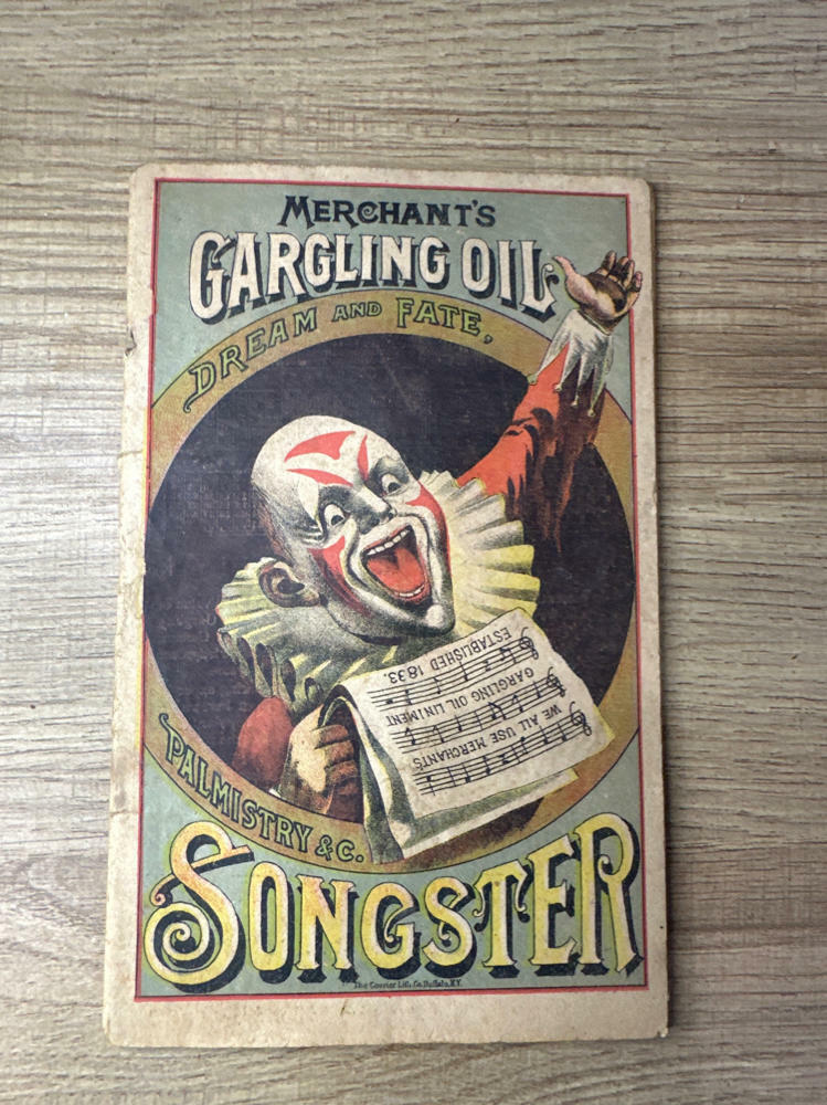 Merchant's Gargling Oil Dream and Fate, Palmistry & C. Songster - Acceptable