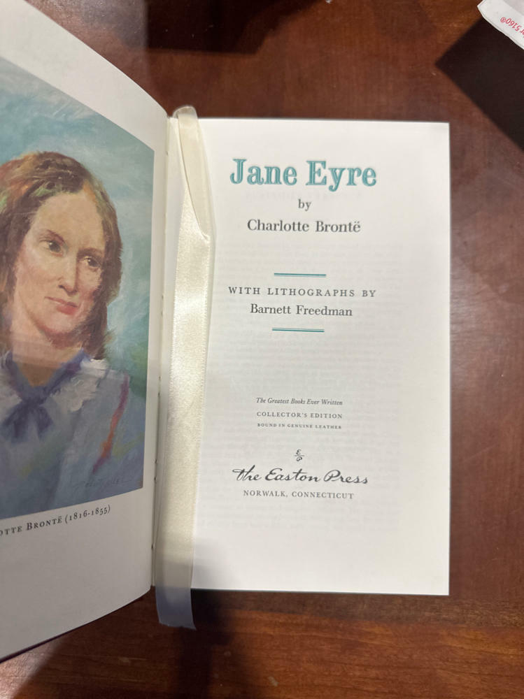 Easton Press- JANE EYRE Eston Press Collector's Edition- Leather Bound