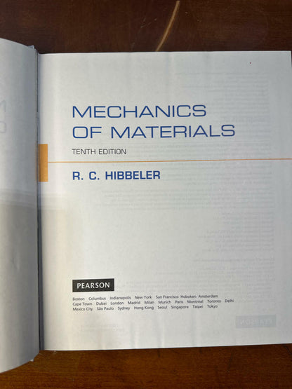 Mechanics of Materials - Very Good