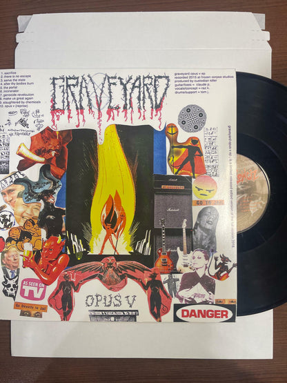 KUAFOR CENGIZ / GRAVEYARD -Opus V- Split LP Vinyl - Very Good