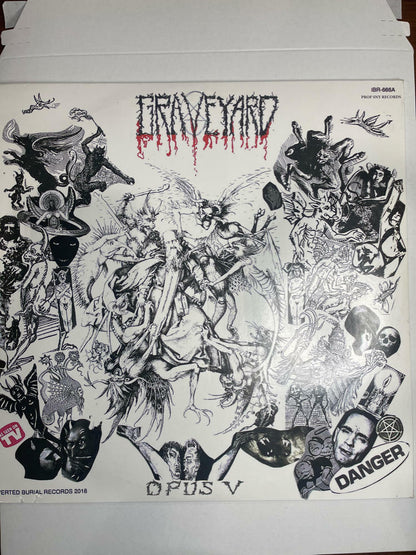 KUAFOR CENGIZ / GRAVEYARD -Opus V- Split LP Vinyl - Very Good