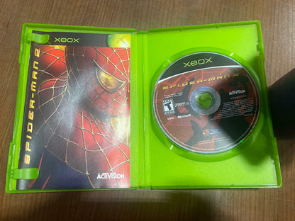 Spider-Man 2 (Microsoft Xbox, 2004) Complete With Manual Fast Free Shipping - Very Good