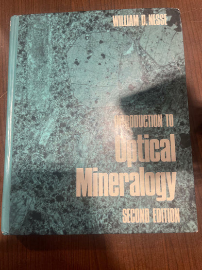 Introduction to Optical Mineralogy - Good