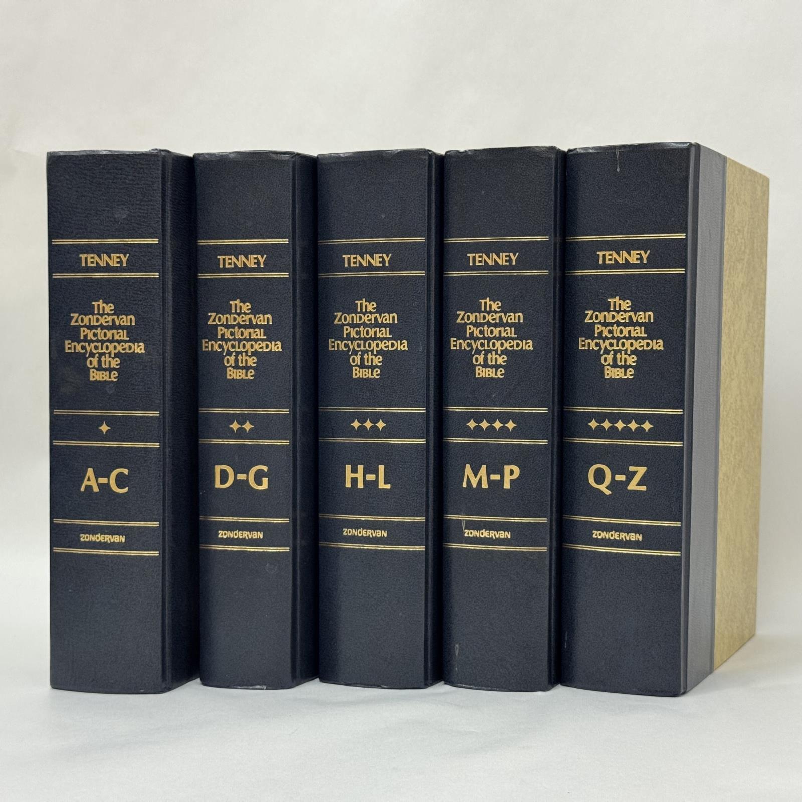 The Zondervan Pictorial Encyclopedia Of The Bible 1976 5 Books Complete Set