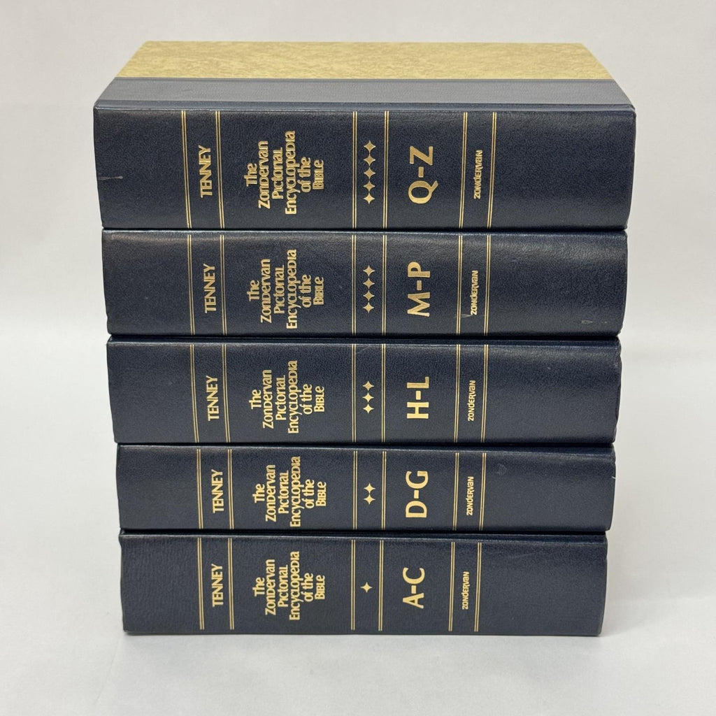 The Zondervan Pictorial Encyclopedia Of The Bible 1976 5 Books Complete Set