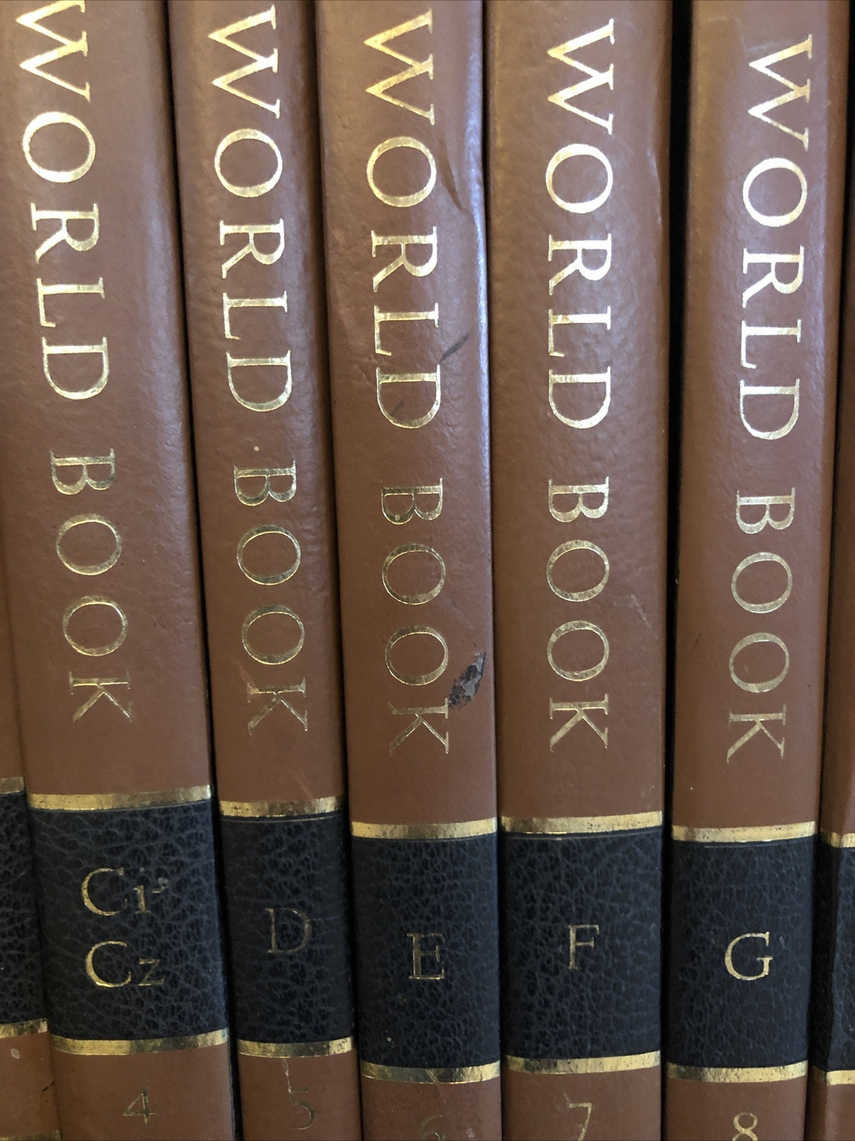 Vintage Hard Cover World Book Encyclopedia 1977 Complete 22 Volume Set