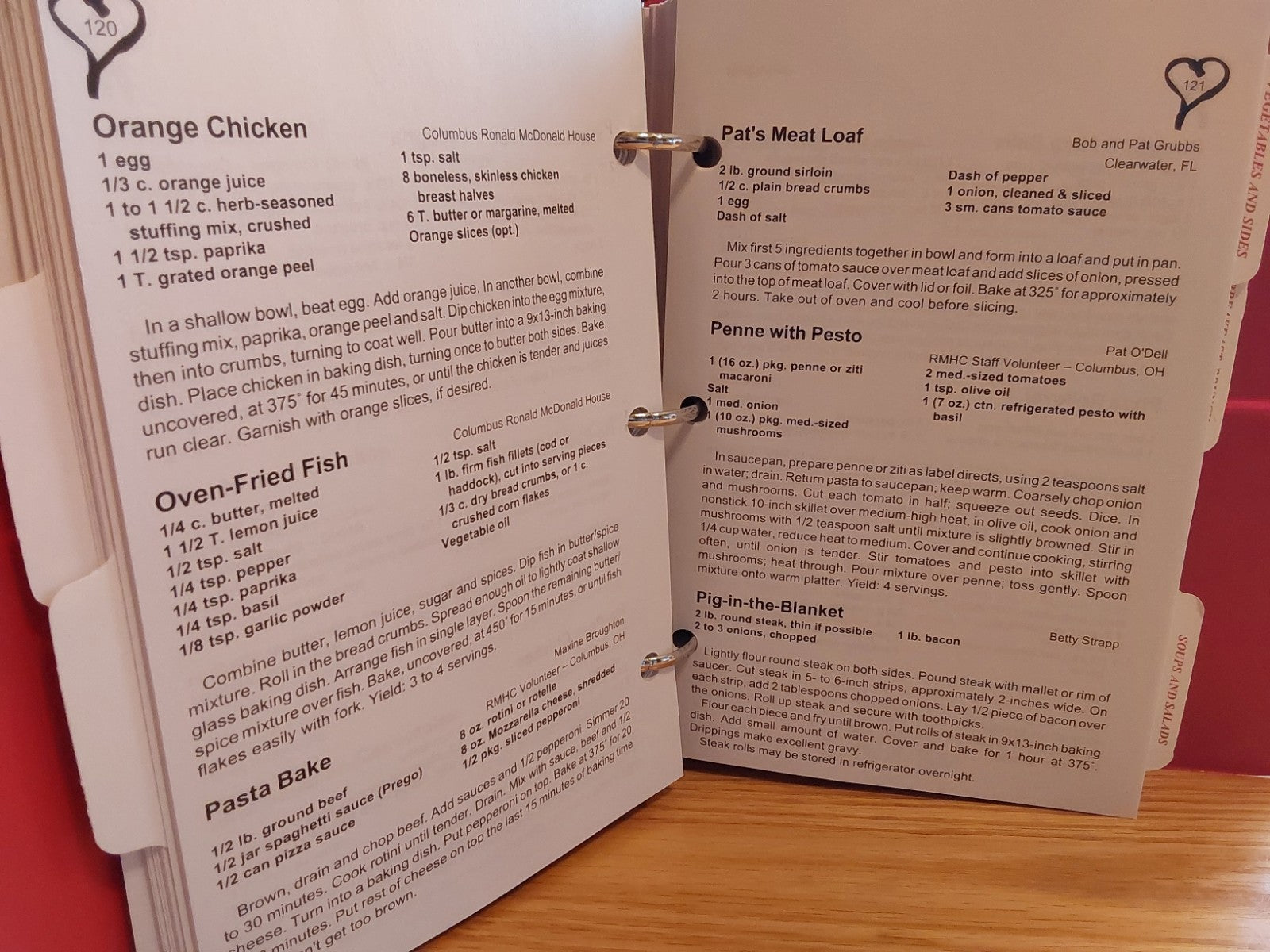 Ronald McDonald House Commemorative Cookbook Binder 2005 Columbus Ohio