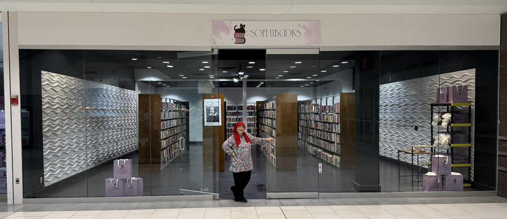 The Sophibooks storefront at Lakeline Mall in Cedar Park, Texas